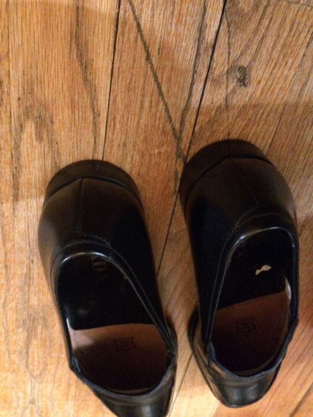 Prada Black Leather Loafers Size 6.5 - Picture 4 of 6